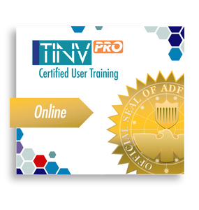 Triage-Investigator PRO logo Certified User Training Gold Online ribbon with ADF official seal TINV PRO