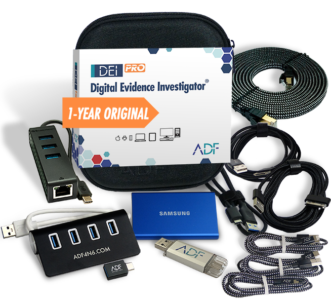 Digital Evidence Investigator® PRO Kit with 1 Year Subscription Maintenance and Support