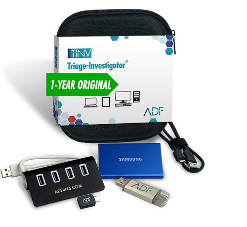 Triage-Investigator Forensic Kit with 1 Year Subscription Maintenance and Support