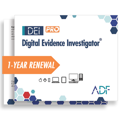 Digital Evidence Investigator PRO 1 Year Subscription Maintenance and Support (Renewal)