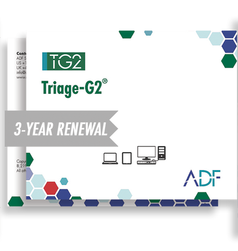 Triage-G2® 3 Year Subscription Maintenance and Support (Renewal)