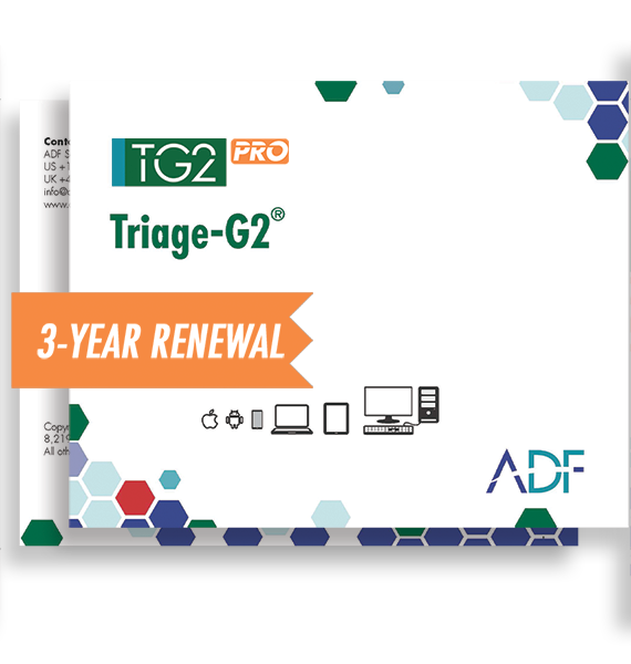 Triage-G2® PRO 3 Year Subscription Maintenance and Support (Renewal)